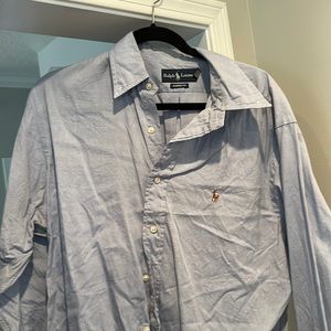 Men’s Ralph Lauren blue dress shirt